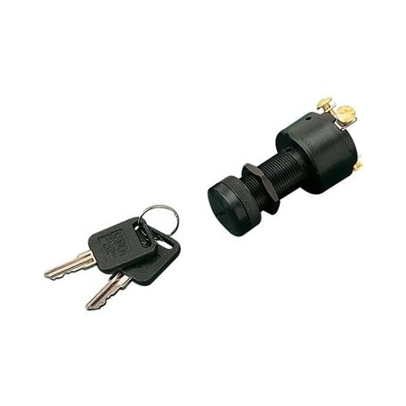 Sea-Dog Poly 3 Pos Key Switch W/Cap Lo, No 420365-1 420365-1